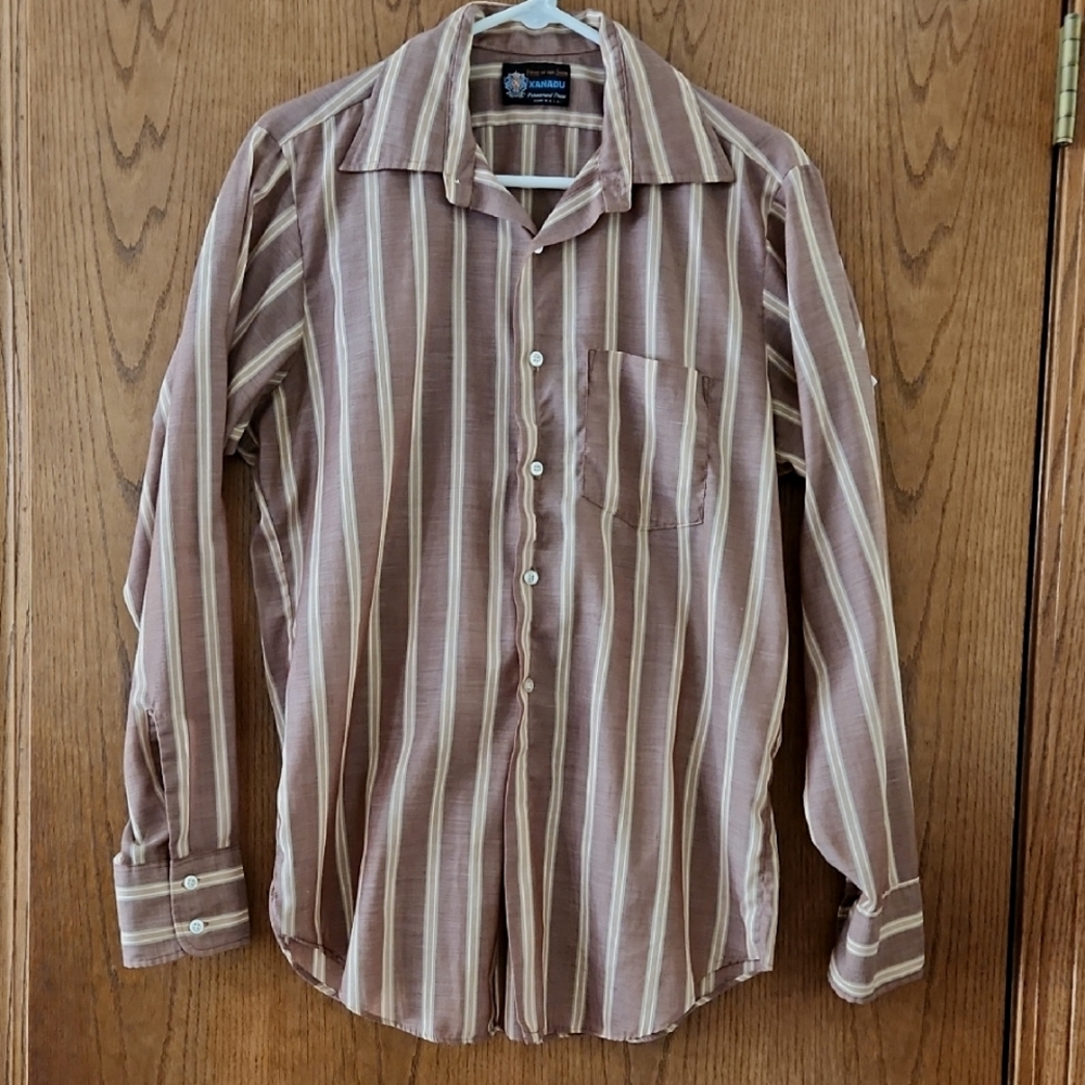 Vintage Mens Xanadu Fruit of the Loom shirt - appr Size 15 1/2 to 16